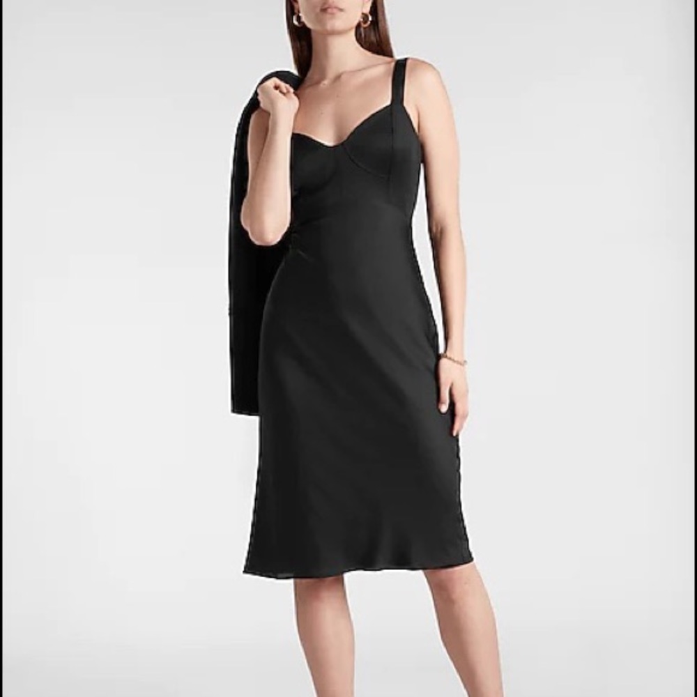 Black Express Slip Dress